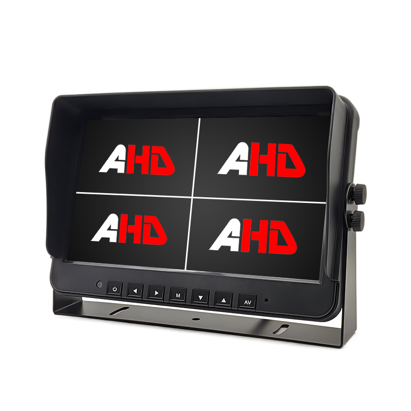 ຈໍສະແດງຜົນ 10.1 ນິ້ວ 4CH AHD Inputs Quad Display Heavy Duty Vehicle Monitor