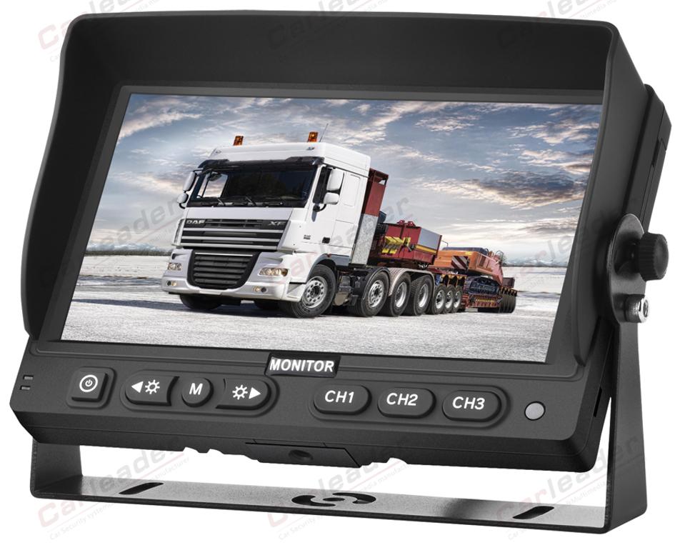 3 Video Input Car Monitor ນຳໃຊ້ໃນ Trailer