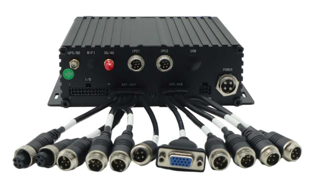 8CH HDD Vehicle DVR Mobile ມີ GPS Wifi ສໍາລັບລົດບັນທຸກ