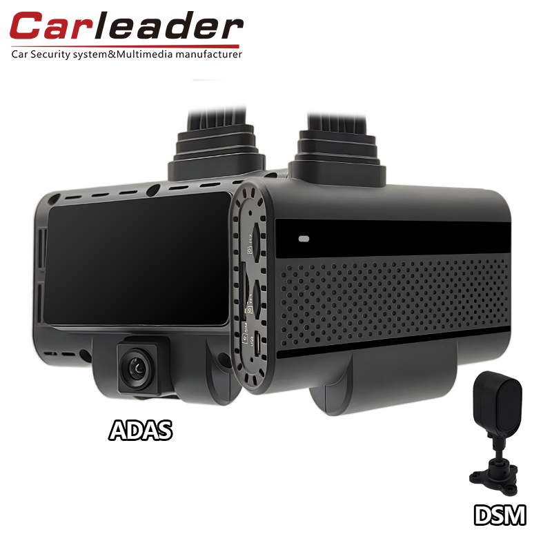 Carleader 4ch Adas + DSM DVR AI Dash Camerage ສໍາລັບການຄຸ້ມຄອງທີ່ມີຄວາມຕື່ນເຕັ້ນ