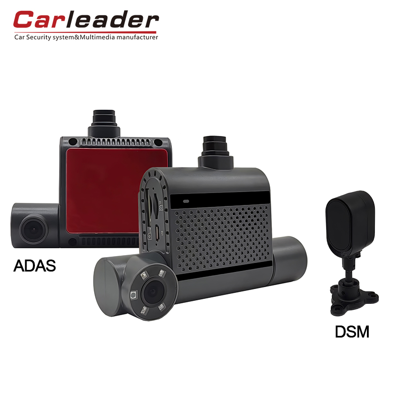 Carleader 3ch HD DVR ບັນທຶກກ້ອງຖ່າຍຮູບ AI Dash ສໍາລັບການຄຸ້ມຄອງເຮືອ