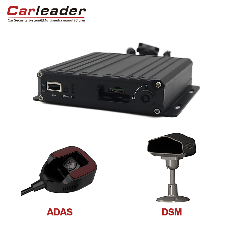 Carleader 4ch AI ທາງໂທລະສັບມືຖືທີ່ສະຫຼາດກັບ DSM ແລະ Adas Camera Life-Smart Life, Smart Drive