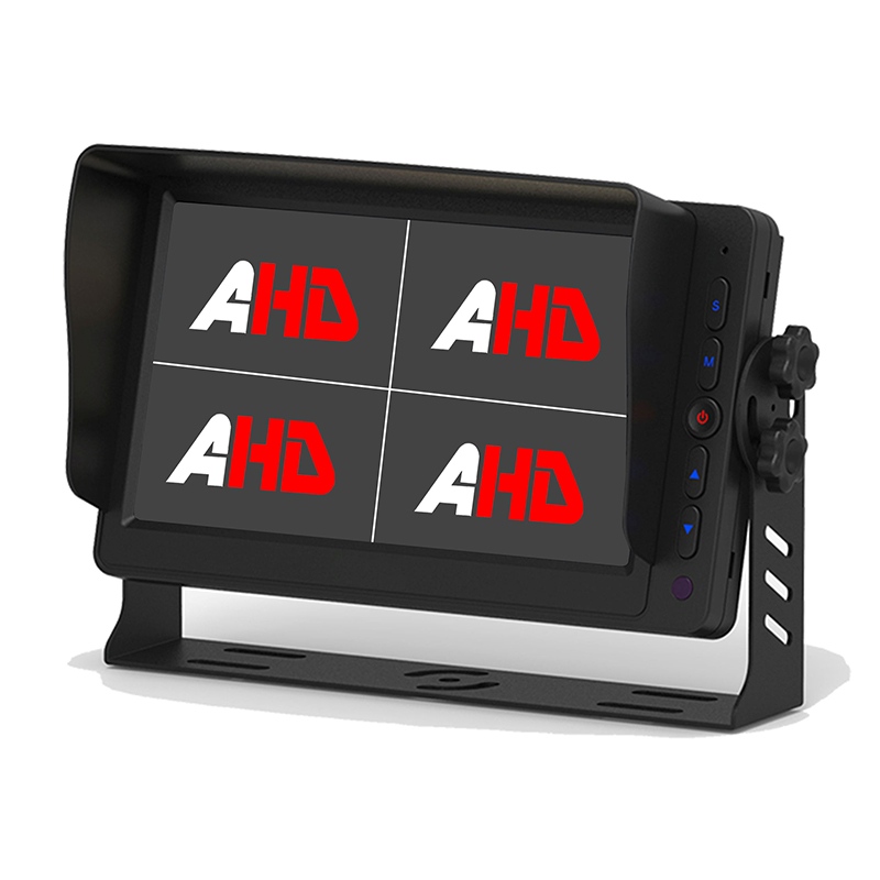 Carleader 7 ນິ້ວ 4CH AHD Inputs Quad View Display Monitor ປັບປຸງຄວາມປອດໄພໃນການຂັບຂີ່ຂອງທ່ານ