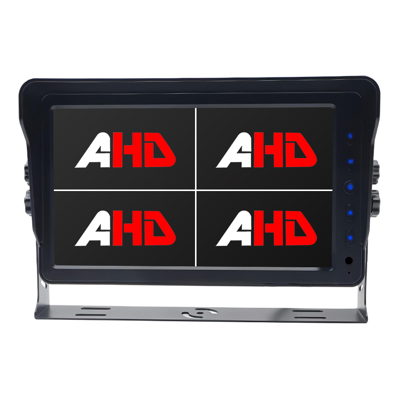 Carleader ໃໝ່ 10.1 ນິ້ວ AHD Quad View Display ຈໍສະແດງຜົນລົດບັນທຸກໜັກ