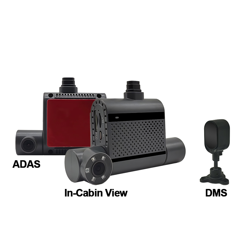 ອາຍຸ 3 ນີ້ວ + DMS DOAL LENS AI Dash Camera 4G + GPS + GPS + Wifi Module