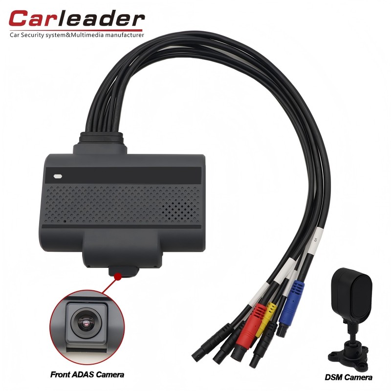 4CH AI Powered ADAS+DSM Dash Camera ຮອງຮັບການສົ່ງອອກວິດີໂອ