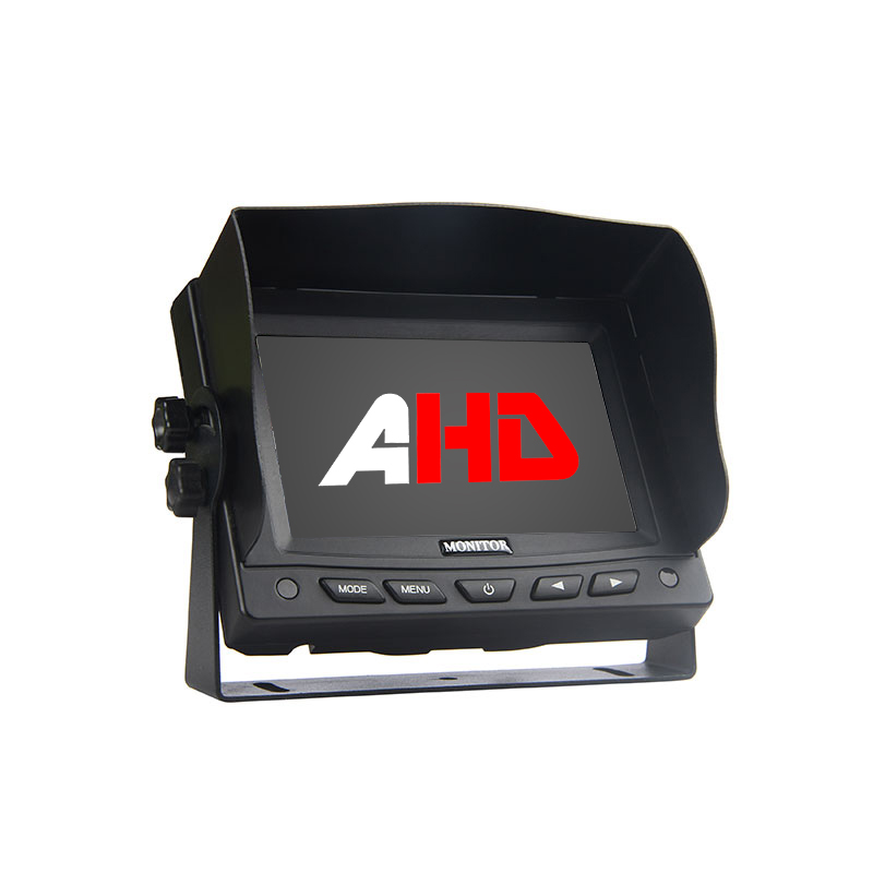 5 ນິ້ວ 2CH AHD Inputs Vehicle Reverse LCD Monitor ສໍາລັບ Van RV Motorhome