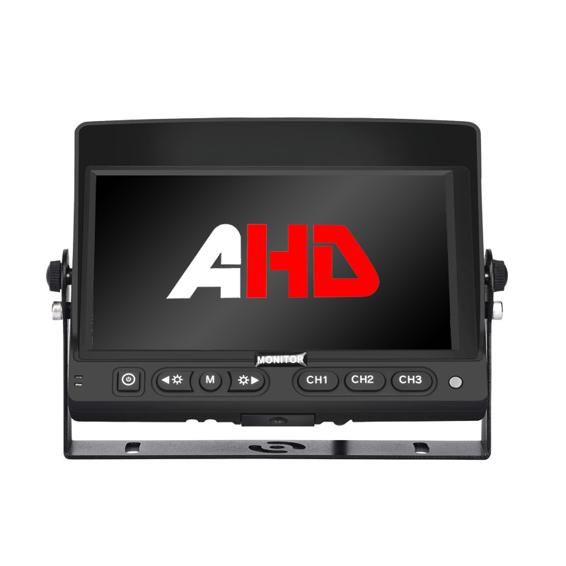 7 ນິ້ວ 3CH AHD Inputs Vehicle Backup Monitor