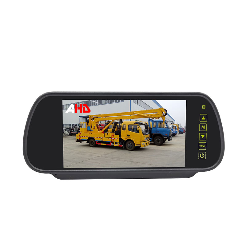 ຈໍພາບກະຈົກລົດ 7 ນິ້ວ AHD Digital Rear View Mirror Monitor for Truck Bus Commercial Vehicle