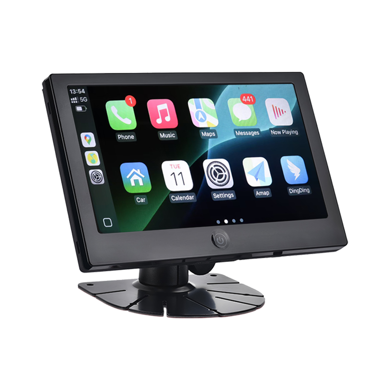 7 ນິ້ວ IPS ຍານພາຫະນະການຄ້າ AHD Monitor ສະຫນັບສະຫນູນ CarPlay Multimedia