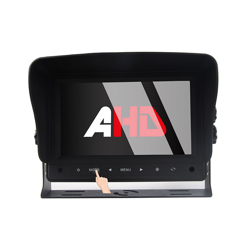 ປຸ່ມສໍາຜັດ 7 ນິ້ວ 2CH Heavy Duty AHD Vehicle Montior