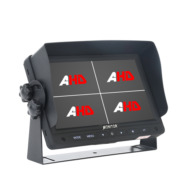 ປຸ່ມສໍາຜັດ 7 ນິ້ວ 4CH Quad Display Vehicle AHD Monitor