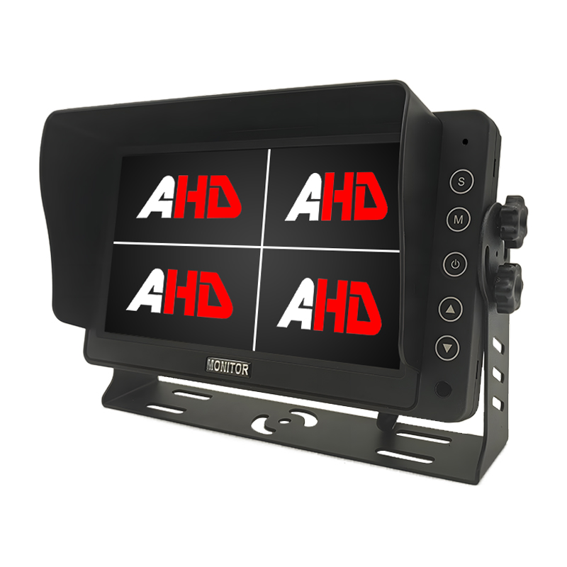 ຈໍພາບຍານພາຫະນະ 7 ນິ້ວ ທີ່ມີ 4 AHD Inputs ແລະການບັນທຶກ 720P