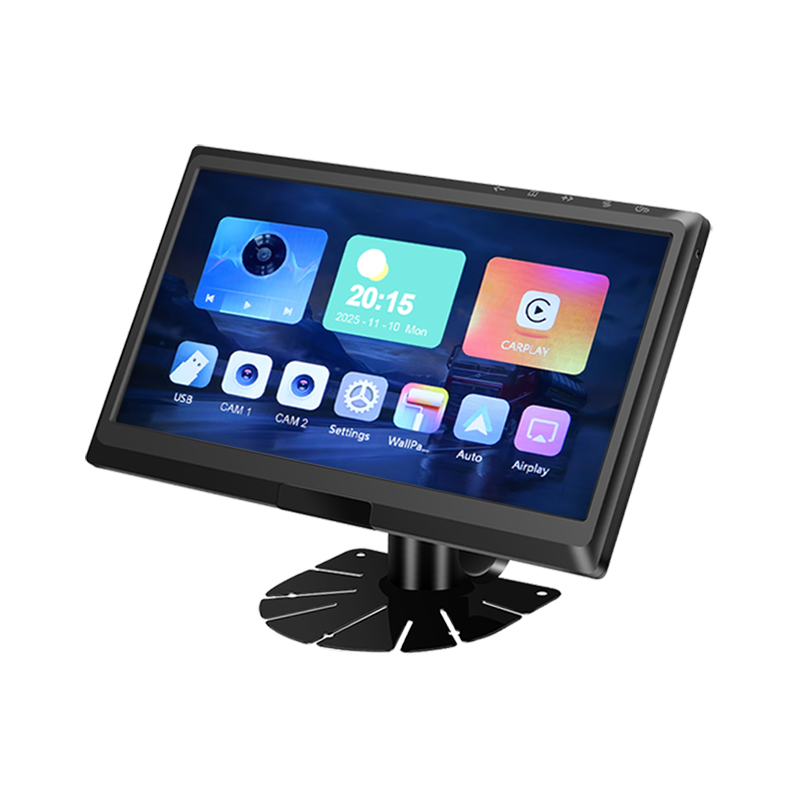 9 ນິ້ວ IPS 2AV AHD Vehicle Monitor ຮອງຮັບ CarPlay Multimedia