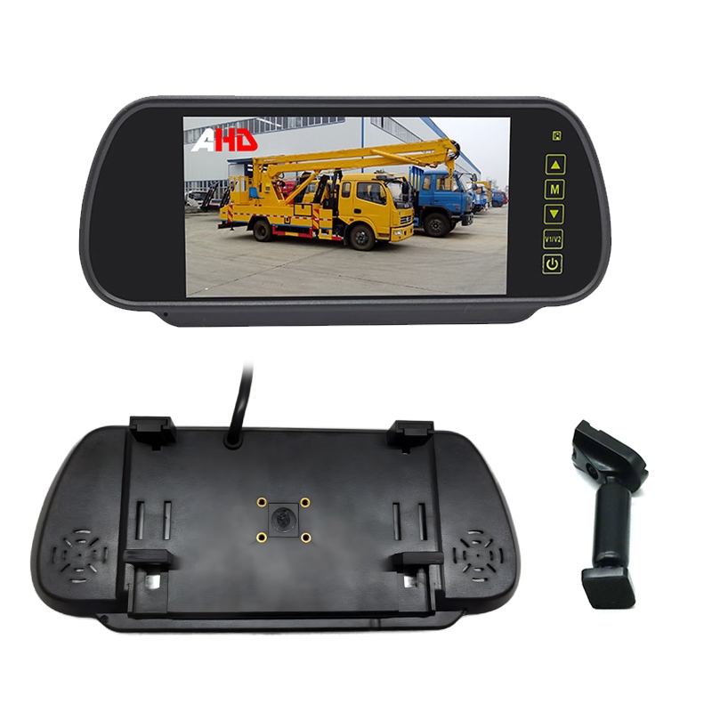 ການຕິດຕັ້ງຄູ່ 7 ນິ້ວ 2AV Inputs AHD Rear View Mirror Monitor